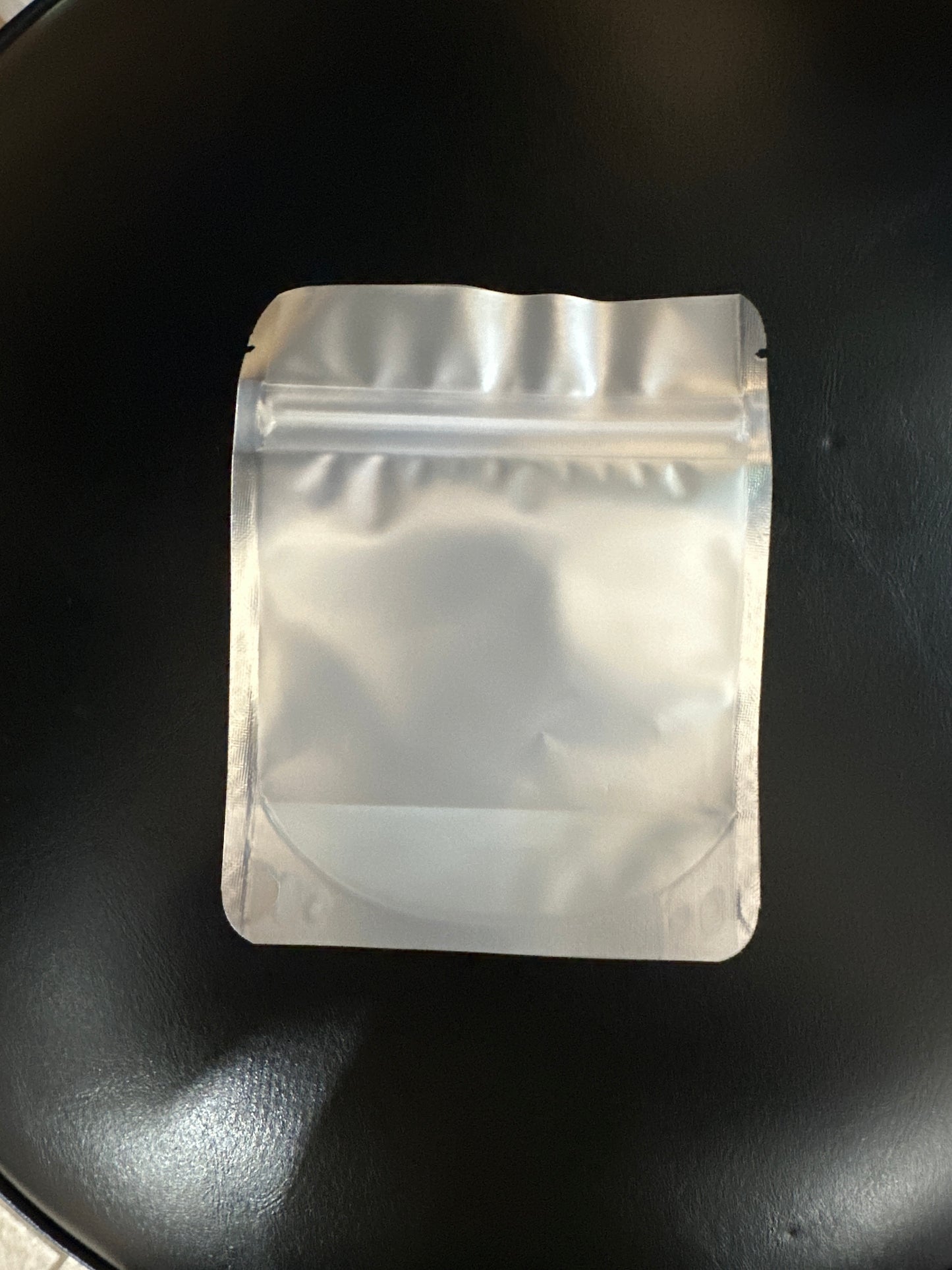 Blank black mylar bag