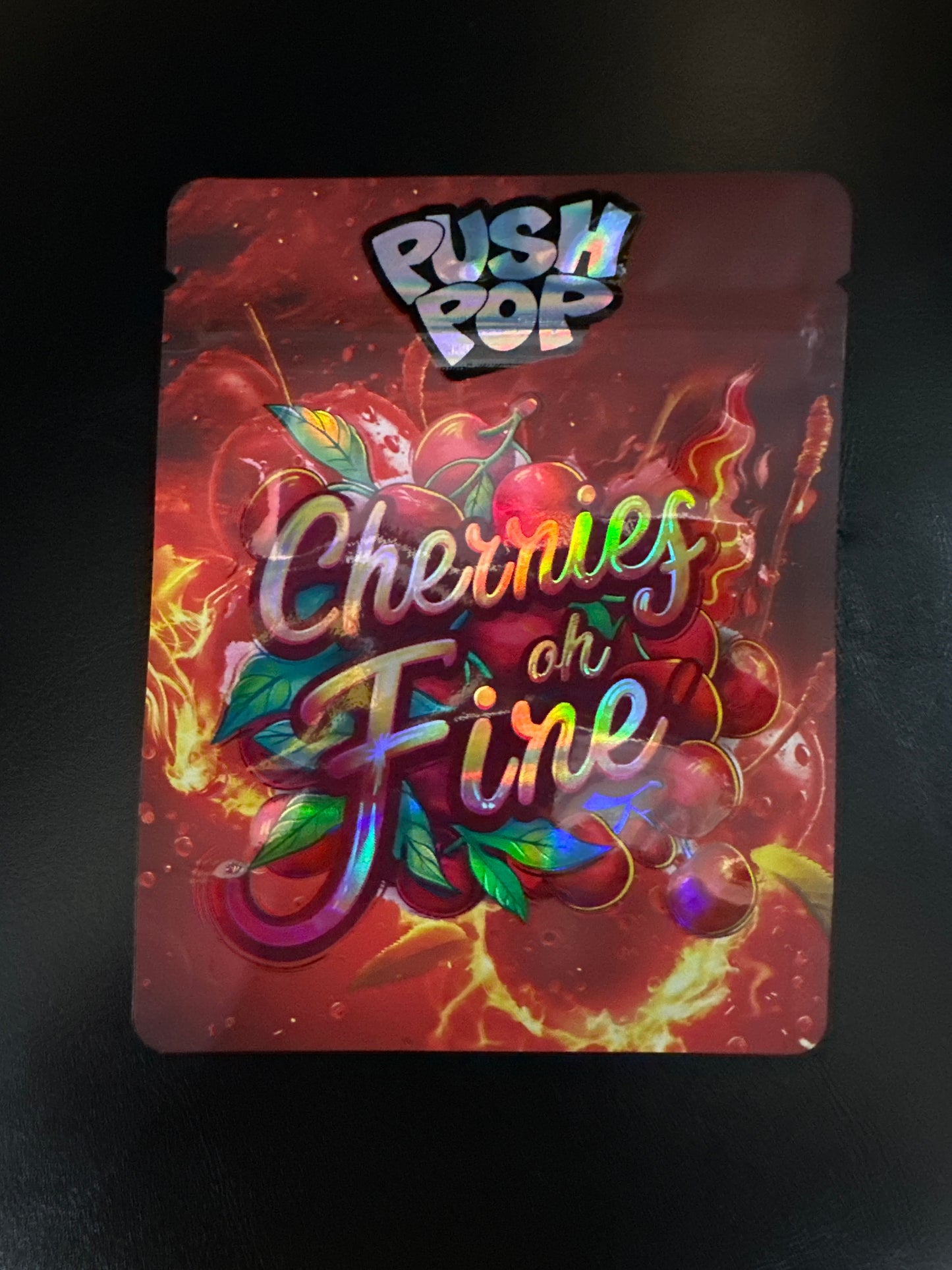 Cherries on fire