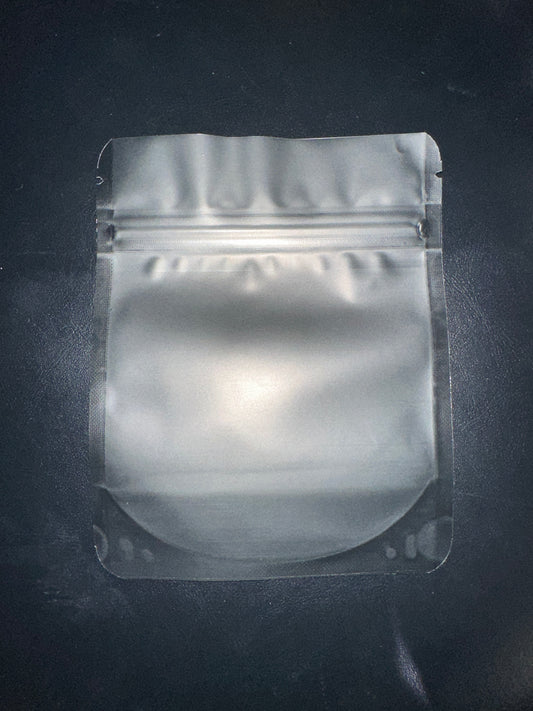 Blank black mylar bag
