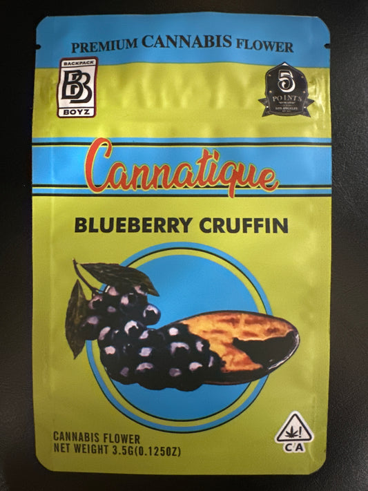 Backpack boyz blueberry cruffin